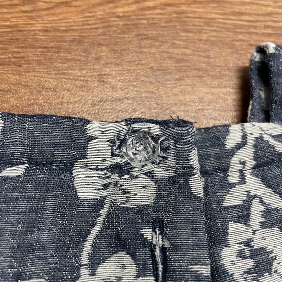 Max Studio Baby Floral Bow Dress Faux Wrap Formal Size 2T Toddler Blue Rose - Picture 7 of 8